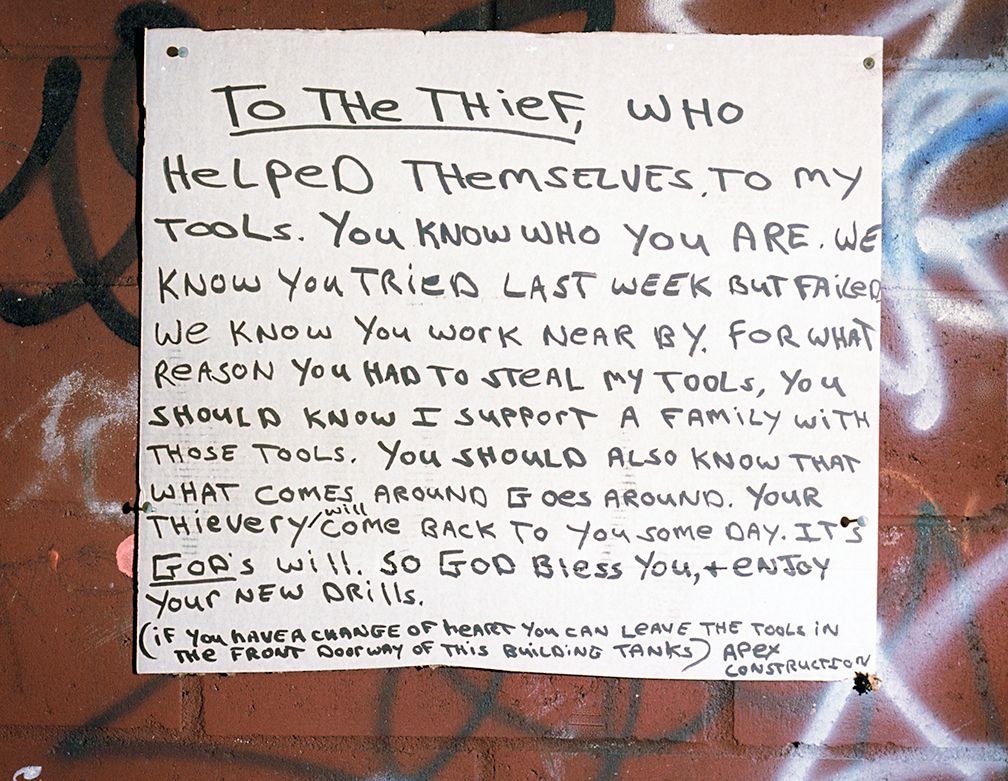 Tools Stolen