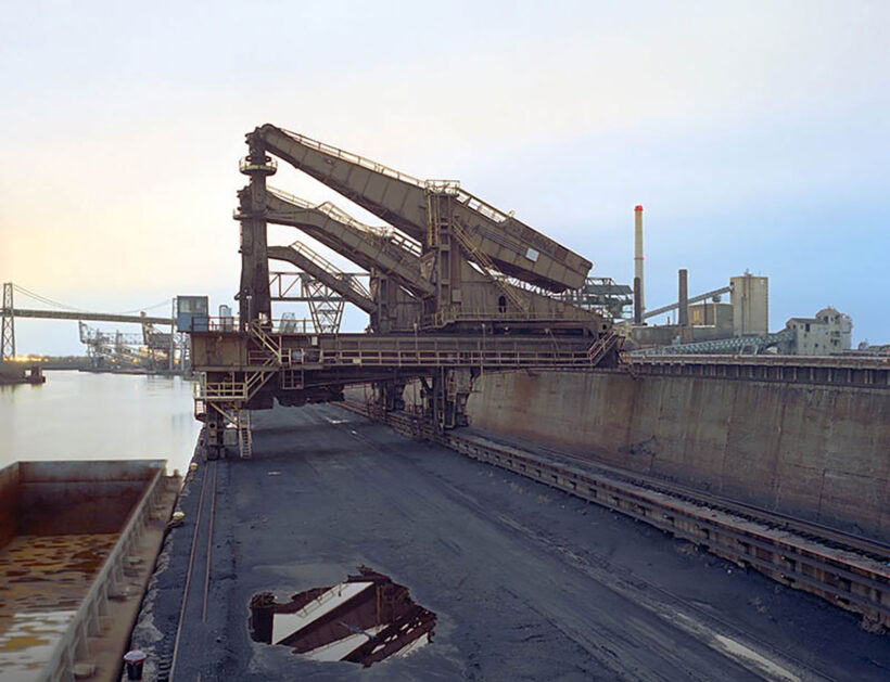 the last Huletts in existence along the Calumet River at LTV Steel, which used to be Republic steel