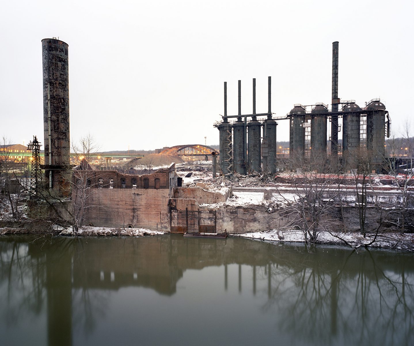 Youngstown Sheet & Tube along the Mahoning River in 1997