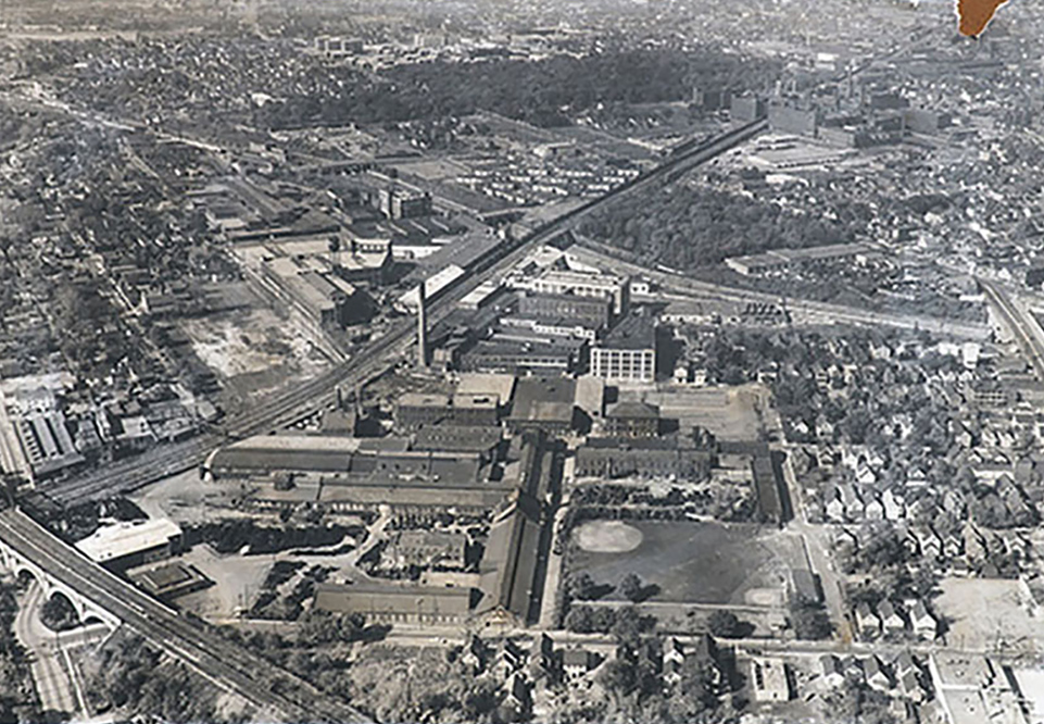 Eberhard Manufacturing and the lowerBuckeye Neighborhood.
