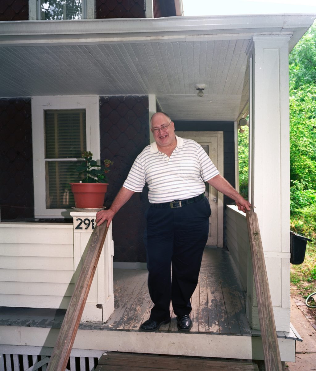 Dennis on His Porch, Ambler Avenue
