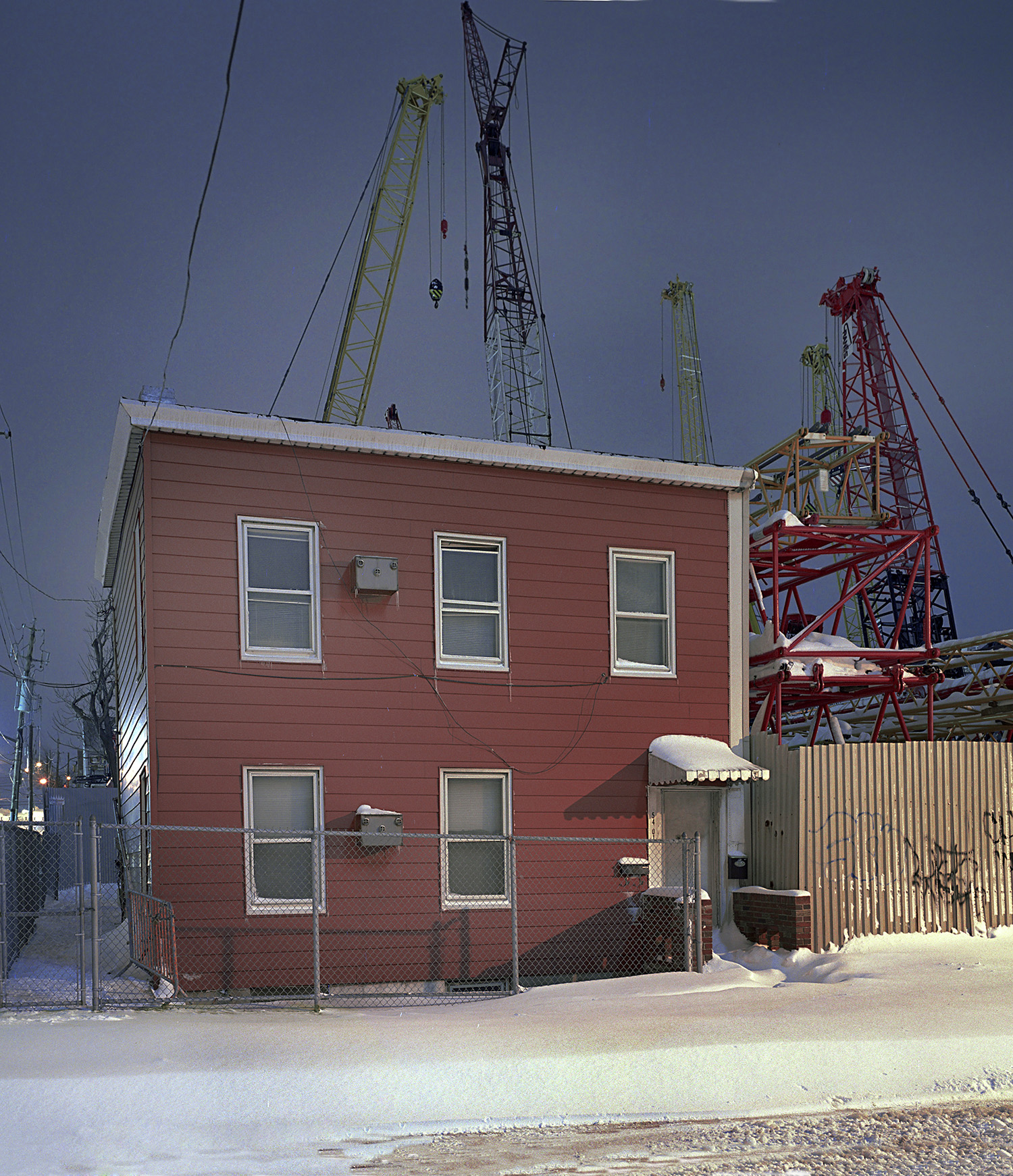 Home & New York Crane Yard, 43rd St., Laurel Hill, Queens