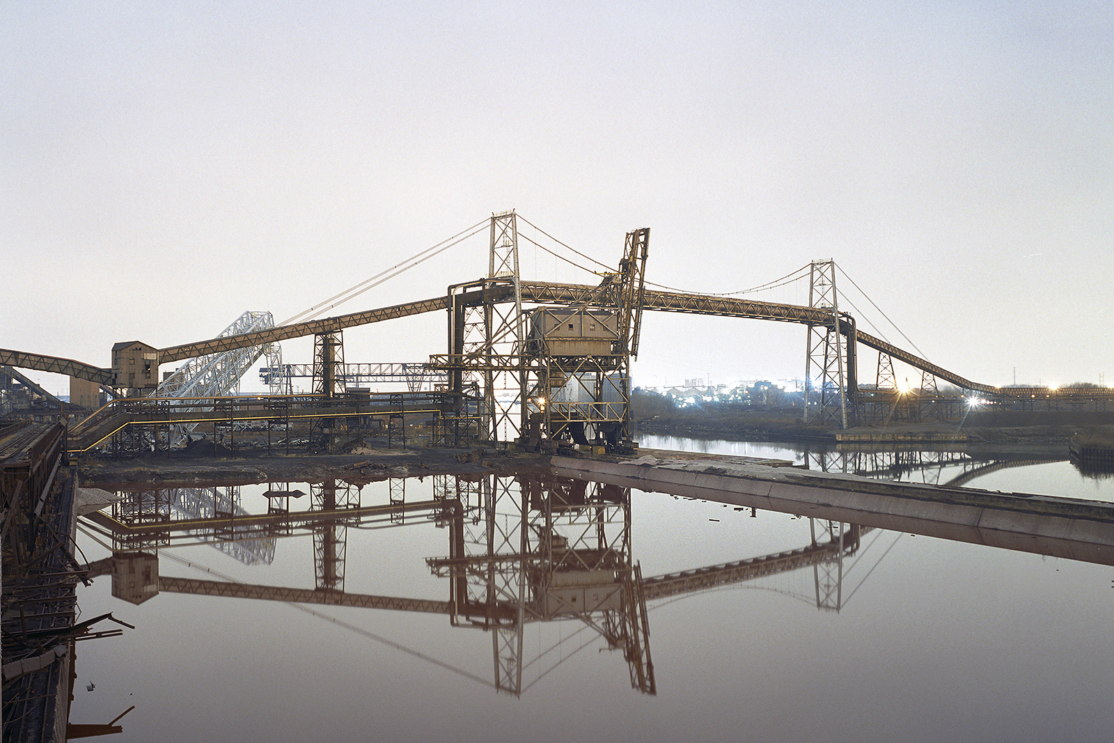 Acme Steel, Chicago - Coke and Coal Conveyor Bridge Over the Calumet River