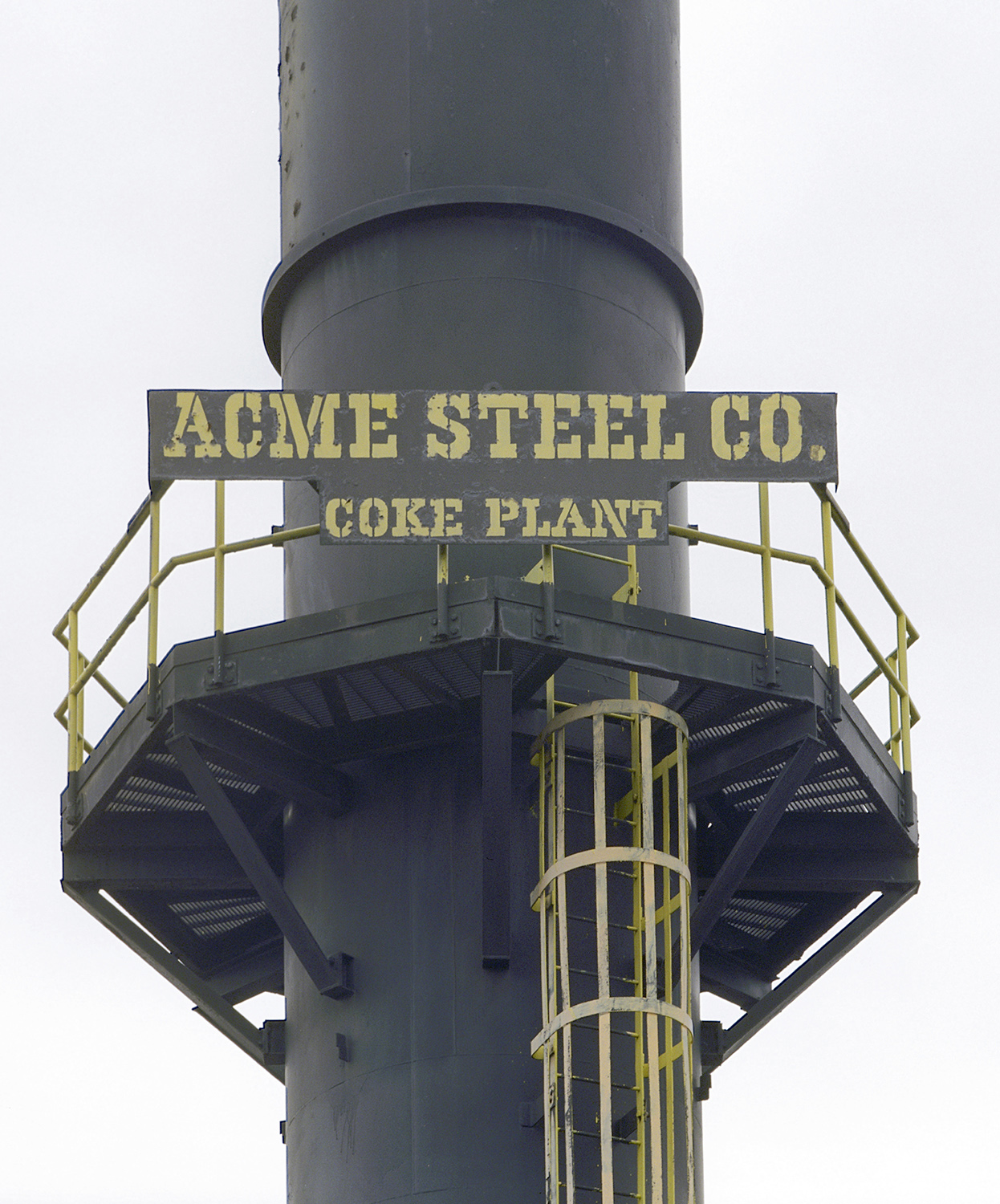 Acme Steel, Chicago - Company Logo on Bleeder Stack