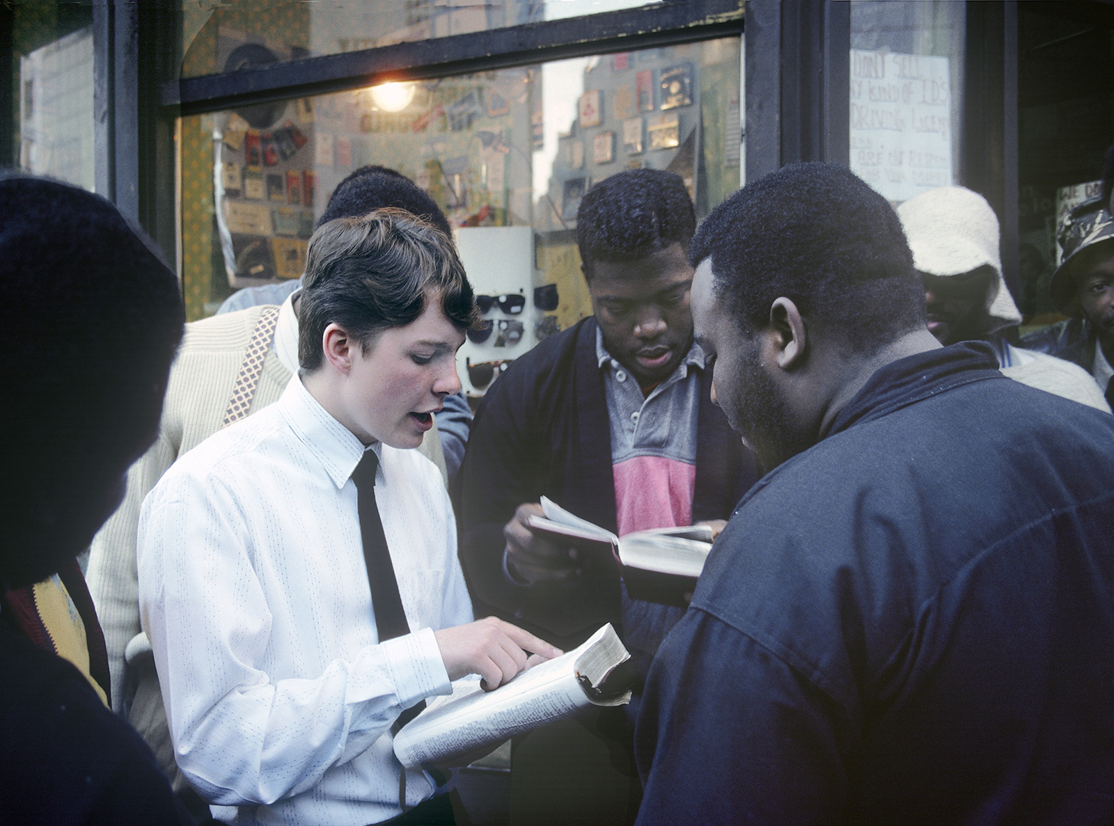 Man Arguing With Black Jews