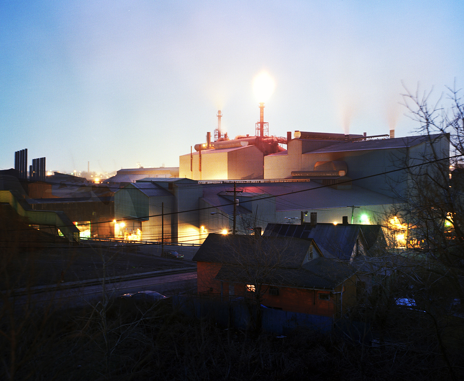LTV Steel Basic Oxygen Plant, East Side & Homes