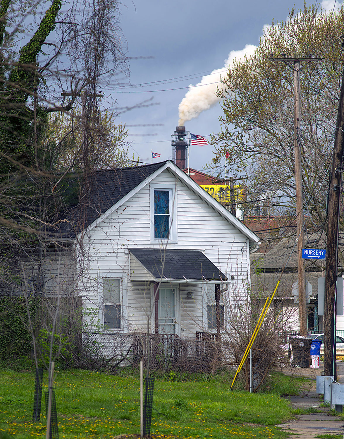 Home & Basic Oxygen Furnace Stack, Nursery Court, Willow Neighborhood