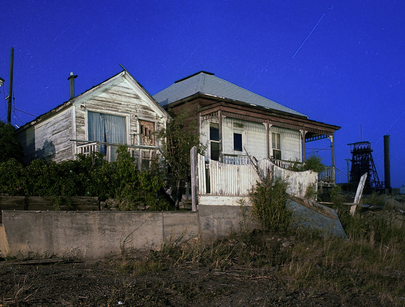 Homes, Dublin Gulch, Moonlit