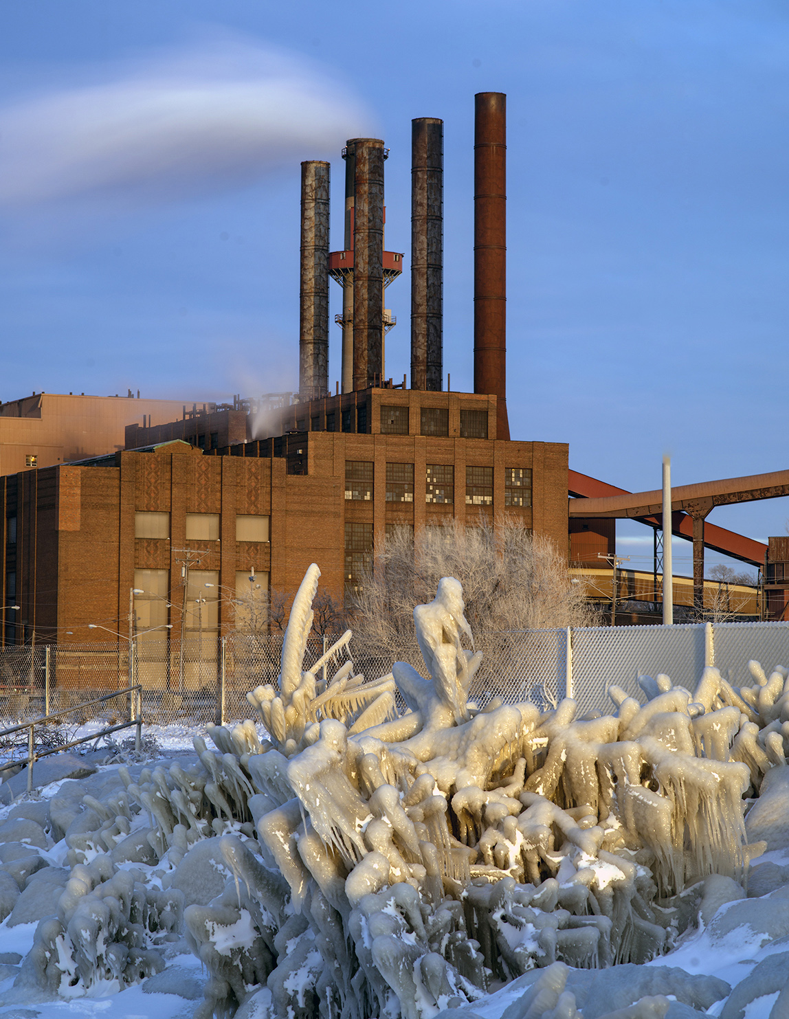 Lake Erie Ice Formations, Cleveland