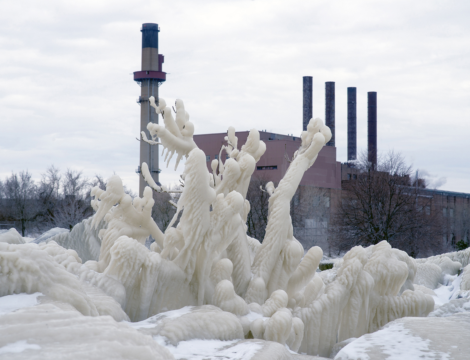 Lake Erie Ice Formations, Cleveland