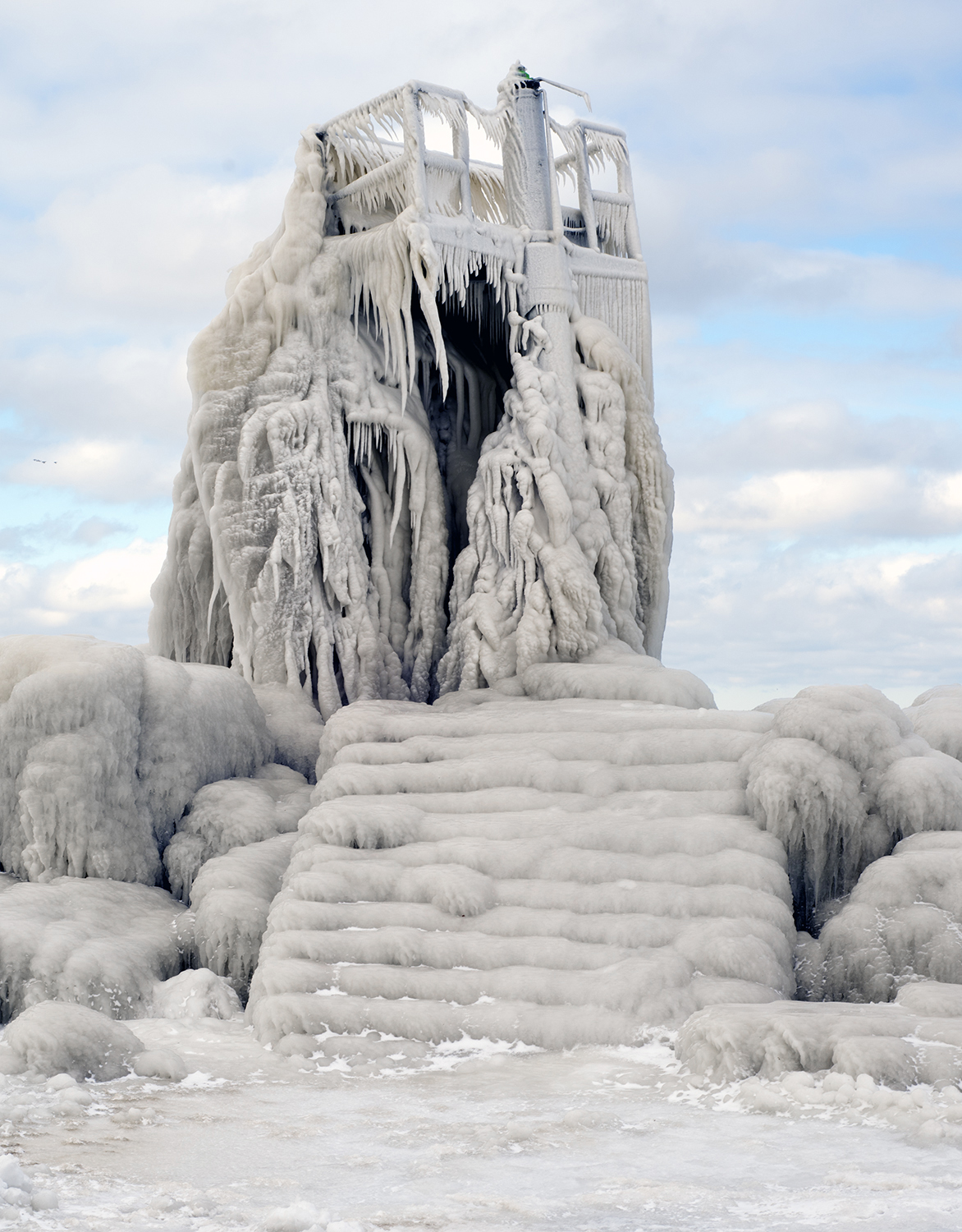 Lake Erie Ice Formations, Cleveland