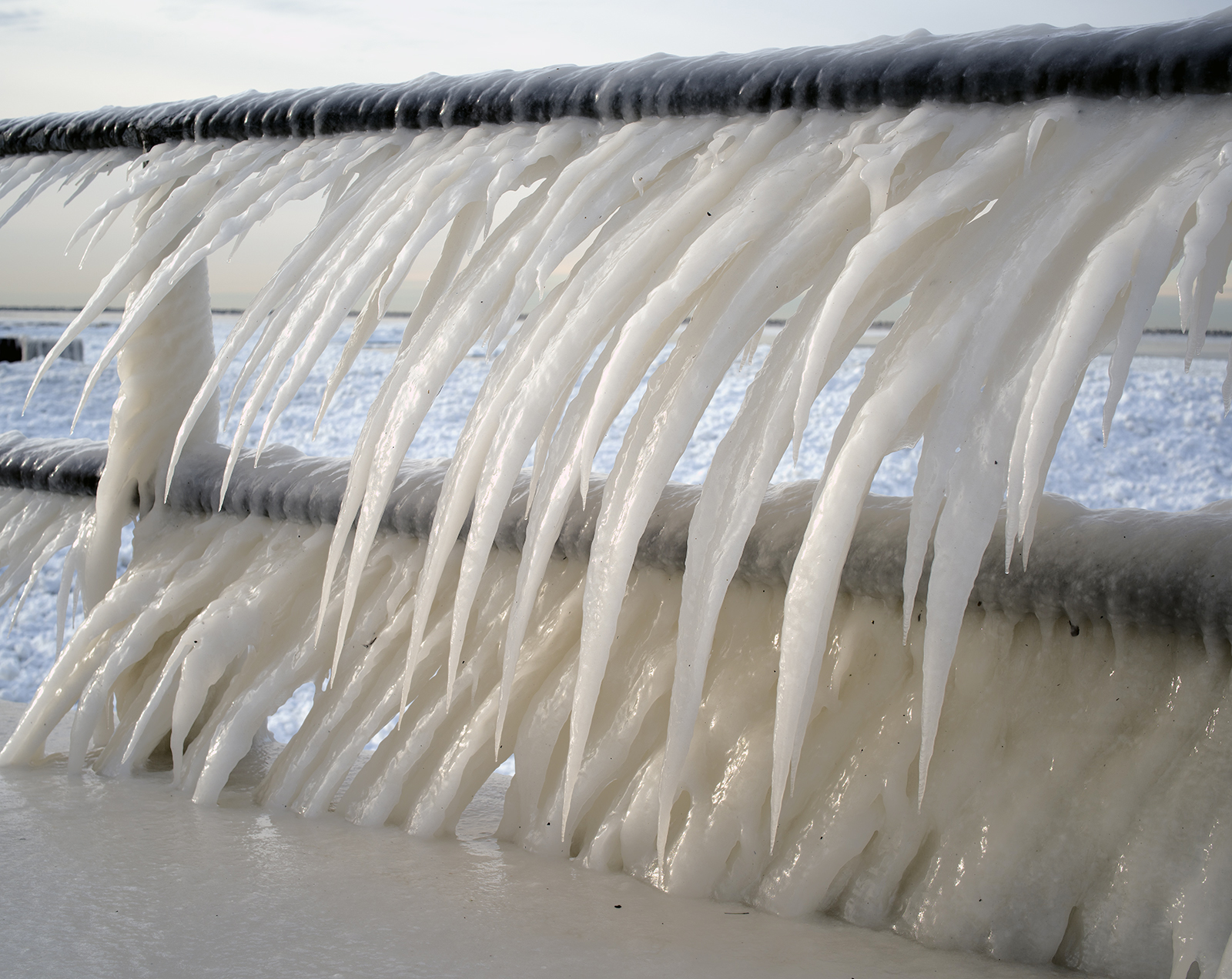 Lake Erie Ice Formations, Cleveland