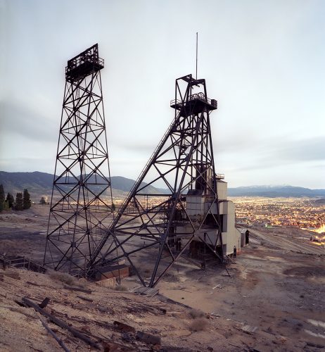 The Kelly Mine, Headframe & City