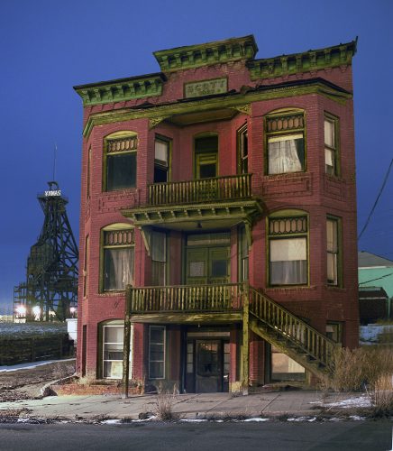 Scott Apartments & Original Mine Haadframe