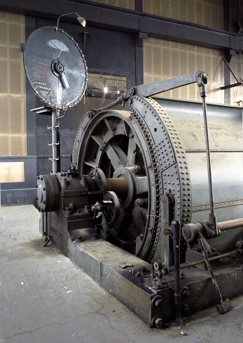 Badger State Mine Hoist House - Winch & Depth Counter