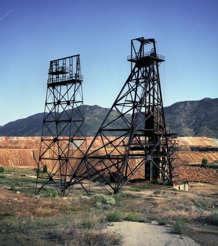 Granite Mountain Mine Headframe in Moonlight