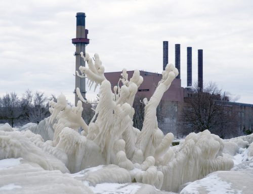 Lake Erie Ice Formations, Cleveland