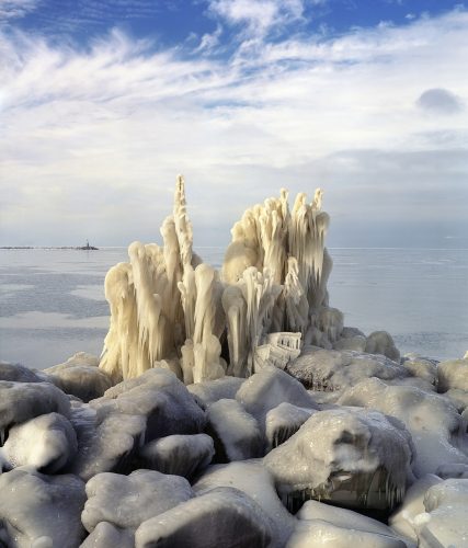 Lake Erie Ice Formations, Cleveland