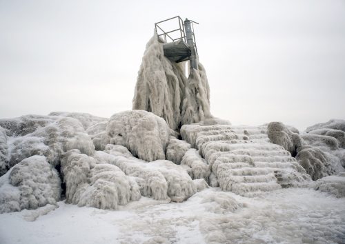 Lake Erie Ice Formations, Cleveland