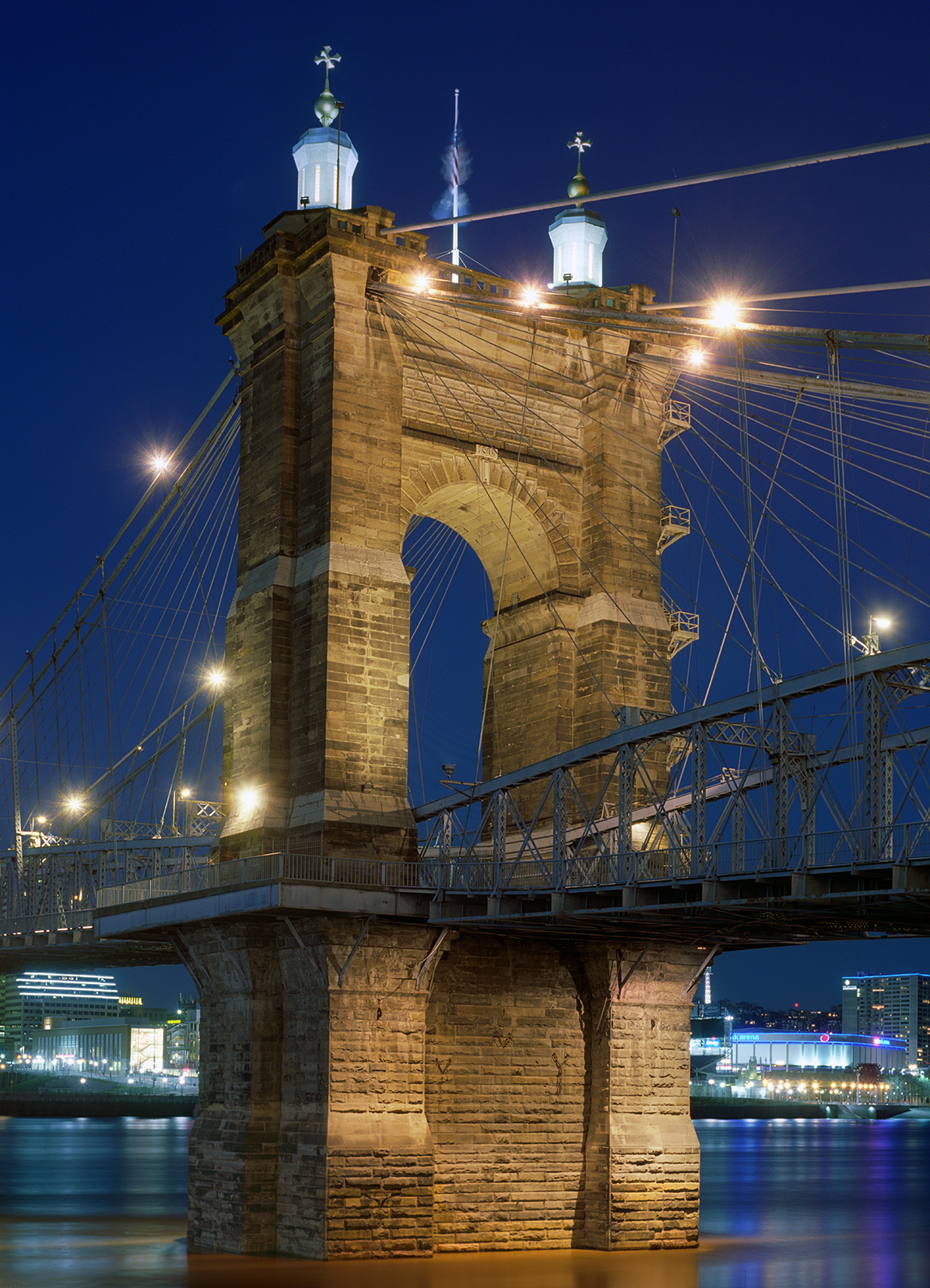 John A. Roebling Suspension Bridge, Cincinnati