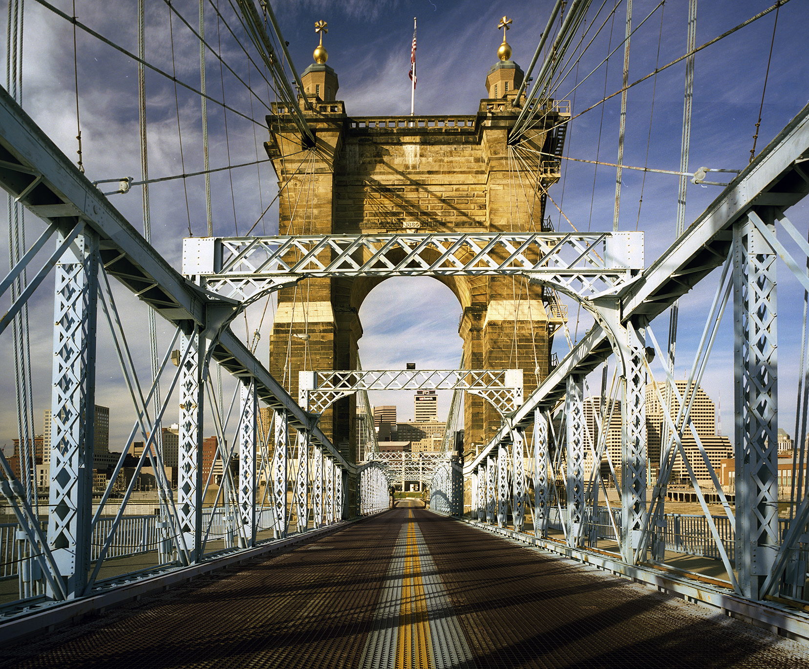 John A. Roebling Suspension Bridge, Cincinnati