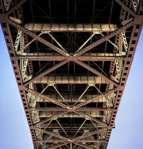 Underneath the Kosciosko Bridge