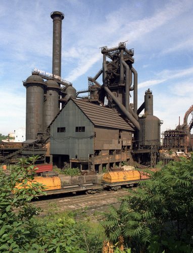 U S Steel Central Furnace Blast Furnace D - Built 1911, Closed 1978, Demolished 1984
