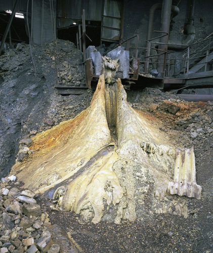 Acme Steel, Chicago - Blast Furnace A Hardened Molten Slag