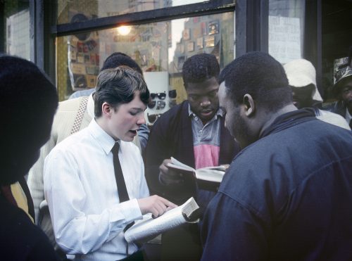 Man Arguing With Black Jews