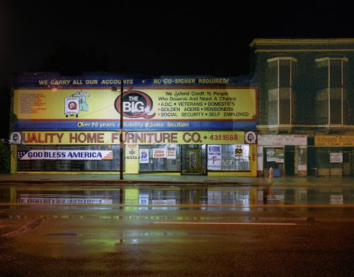 The Big Q Furniture Store, Woodland Avenue - Gone