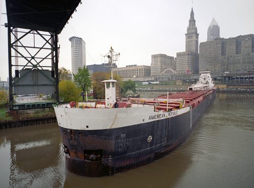 American Republic Turning, Eagle Avenue Bridge & Downtown
