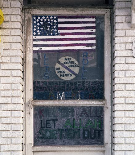 Home, Racist Door, East 65th, Cleveland, 2001